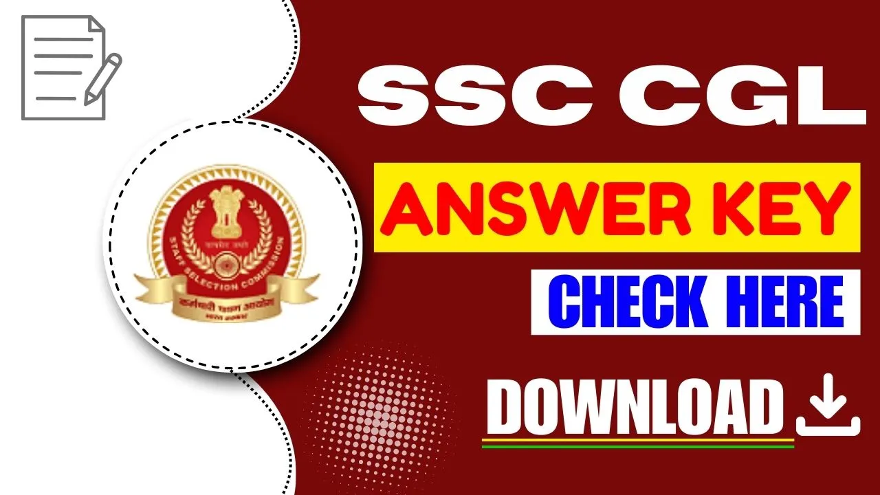 SSC CGL Answer Key 2024